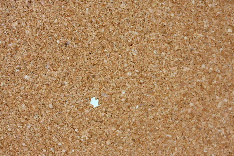Gros plan de texture de liège naturel